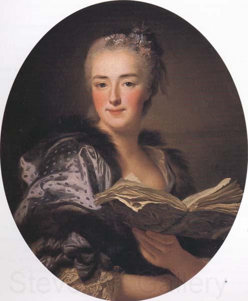 Alexandre Roslin Portrait of Marie-Jeanne Buzeau